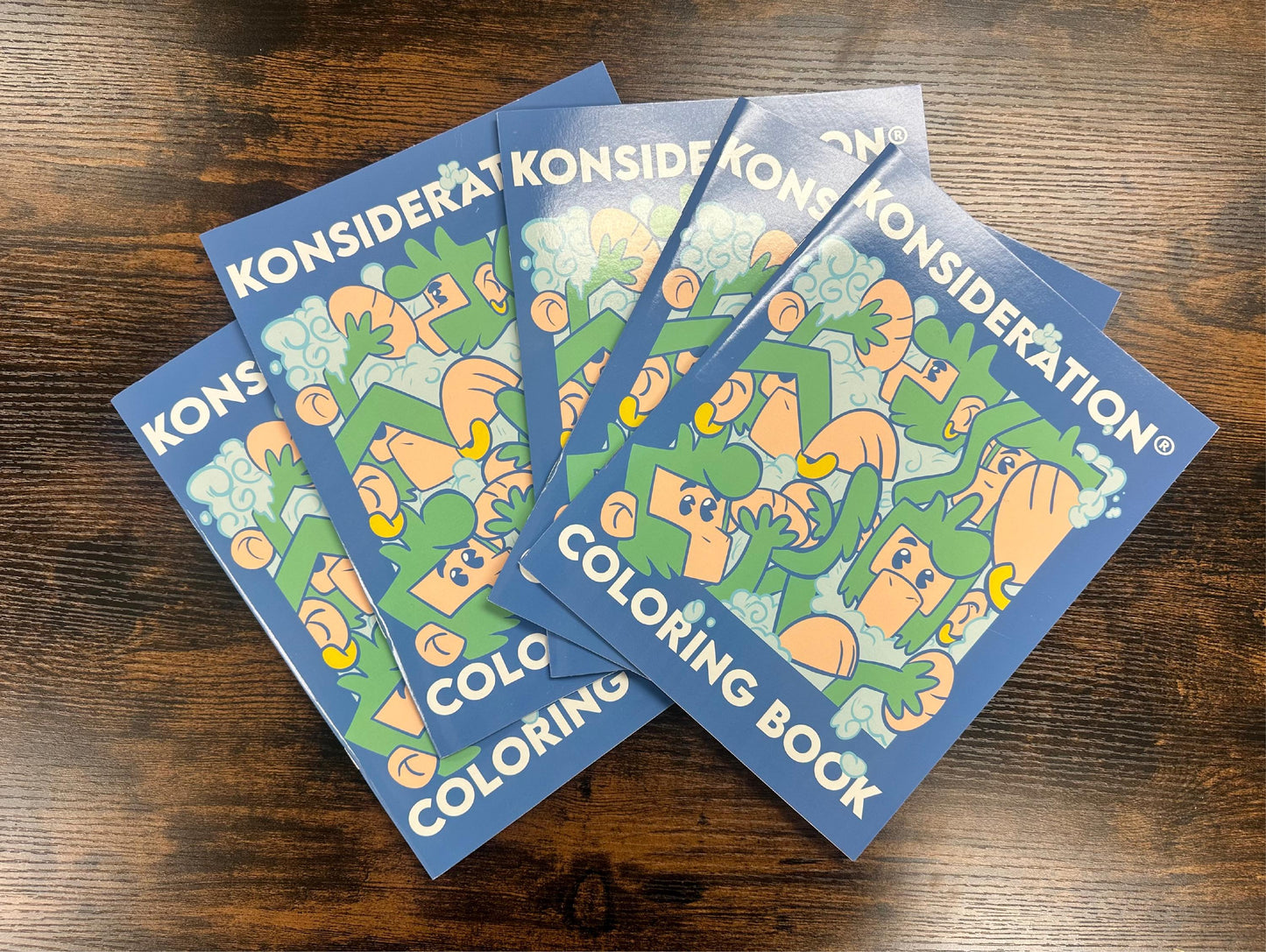Konsideration coloring books